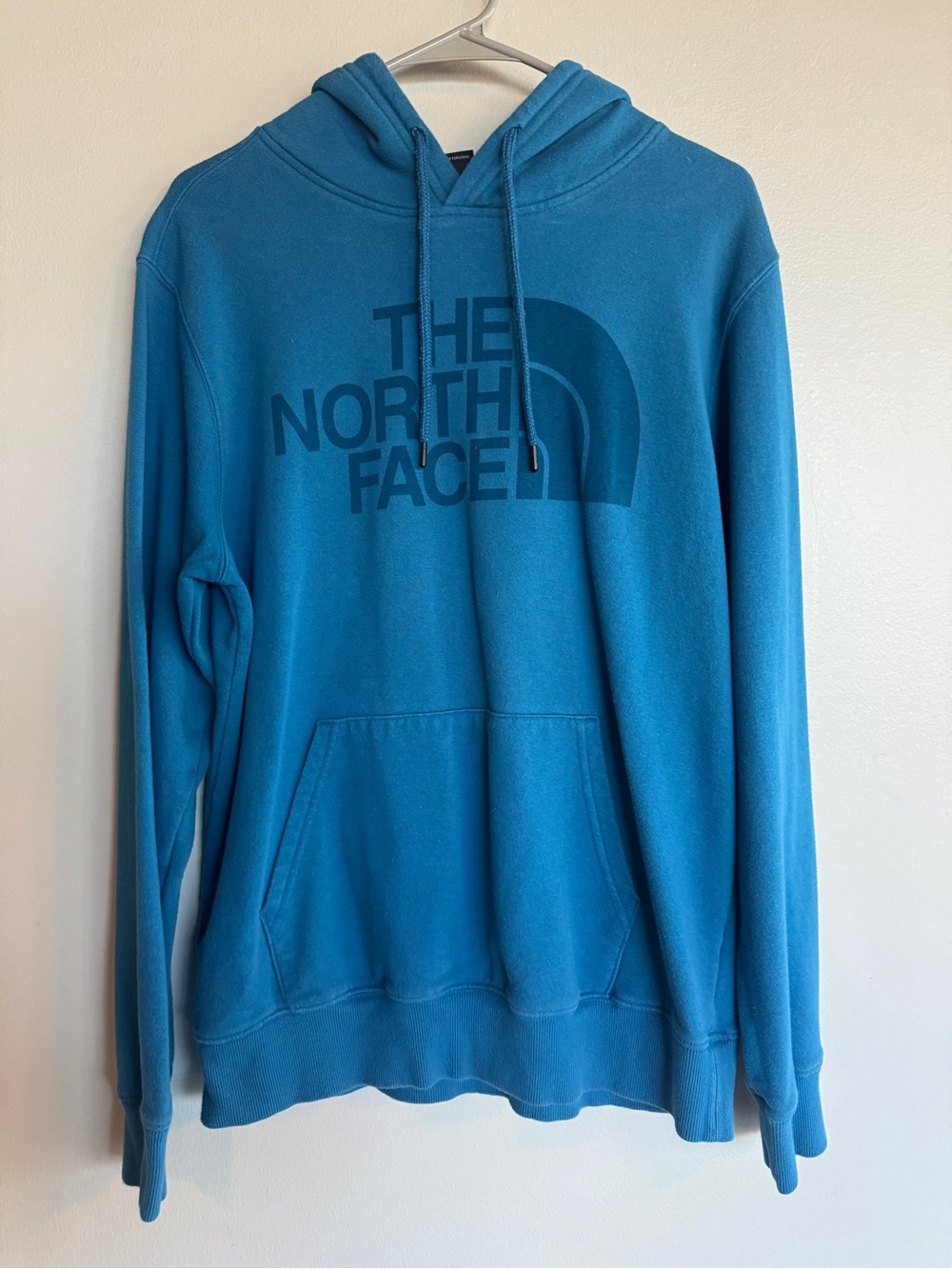 The North Face Men's Half Dome Hoodie Blue Size M Medium Pullover Sweatshirt